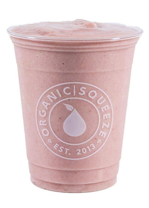 Strawberries & Cream in Organic Squeeze cup
